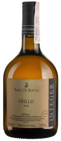 Вино Integer Grillo 2018 - 0,75 л