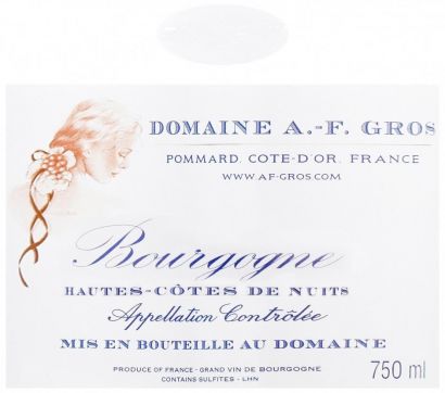 Вино Domaine A.-F. Gros, Bourgogne Hautes-Cotes de Nuits AOC, 2011 - Фото 2