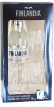 Водка "Finlandia", gift box with 2 shot glasses, 0.7 л Водка "Finlandia", gift box with 2 shot glasses, 0.7 л
