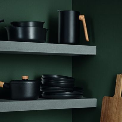Тарелка черная керамическая 21см Nordic Kitchen, Eva Solo - Фото 3