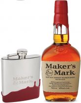 Виски "Maker's Mark" with flask, 0.7 л Виски "Maker's Mark" with flask, 0.7 л