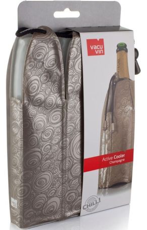 Охладитель для вина платиновый, Vacu Vin - Фото 2