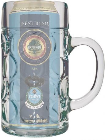 Пиво "Eichbaum" Festbier, in can with mug, 0.95 л - Фото 2