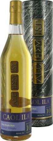 Виски Alchemist, Caol Ila 10 Years Old, in tube, 0.7 л - Фото 1