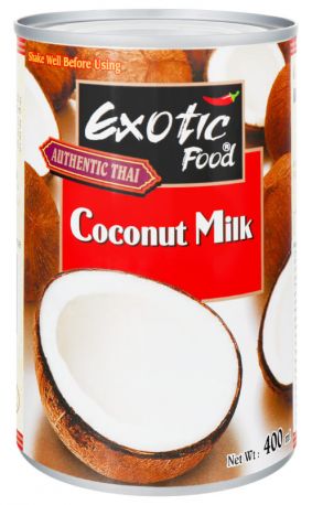Молоко кокосовое Exotic Food 400 мл - Фото 2