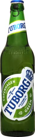 Упаковка пива Tuborg Green светлое фильтрованное 4.6% 0.5 л x 20 шт - Фото 2