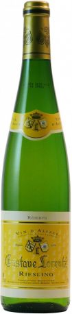 Вино Gustave Lorentz, Riesling Reserve, Alsace AOC, 2012