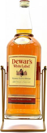 Виски Dewar's "White Label", with cradle, 4.5 л - Фото 1