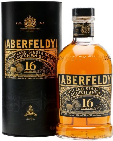 Виски Aberfeldy 16 Years Old, in tube, 0.7 л - Фото 1