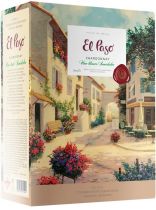 Вино "Эль Пасо" Шардоне полусладкое, бэг-ин-бокс, 3 л