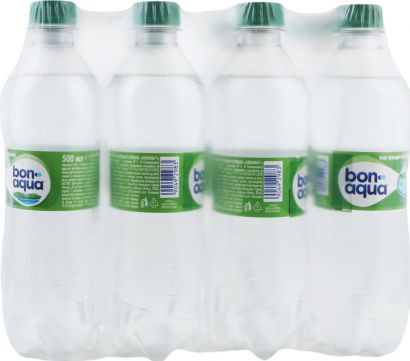 Упаковка минеральной среднегазированной воды BonAqua 0.5 л х 12 бутылки - Фото 10