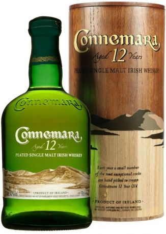 Виски "Connemara" Peated Single Malt, 12 years, wooden box, 0.7 л