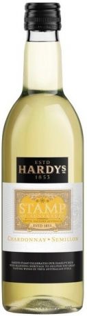 Вино Hardys, "Stamp" Chardonnay-Semillon, 2015, 187 мл