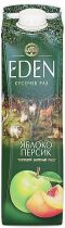 Сок "ЭДЕН" Яблоко-Персик (нектар осветленный), 0.9 л Сок "ЭДЕН" Яблоко-Персик (нектар осветленный), 0.9 л