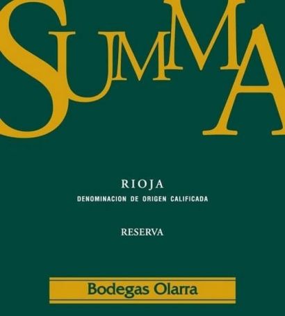 Вино Bodegas Olarra, "Summa" Reserva, Rioja DOC, 2008 - Фото 2
