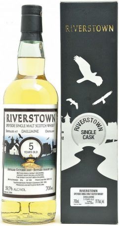 Виски "Riverstown" Dailuaine 5 Years Old, 2009, gift box, 0.7 л - Фото 1