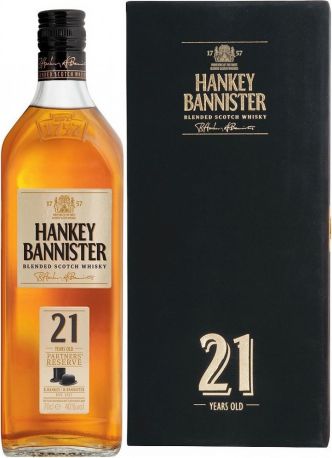 Виски "Hankey Bannister" 21 Years Old, gift box, 0.7 л - Фото 1