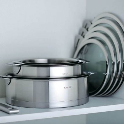 Кастрюля Strate Removable 22см, Cristel - Фото 6