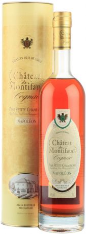 Коньяк "Chateau de Montifaud" Napoleon, Fine Petite Champagne AOC, in tube, 0.7 л - Фото 1