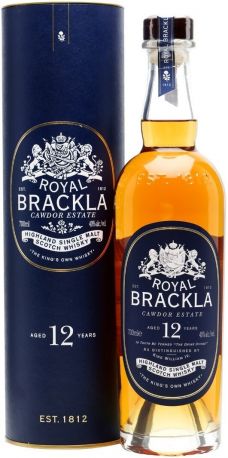 Виски "Royal Brackla" 12 Years Old, in tube, 0.7 л - Фото 1