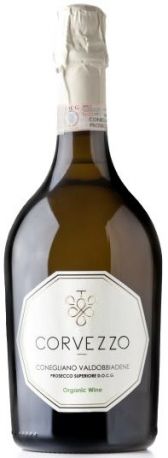 Шампанское Corvezzo, Prosecco Brut, Superiore di Conegliano Valdobbiadene DOCG