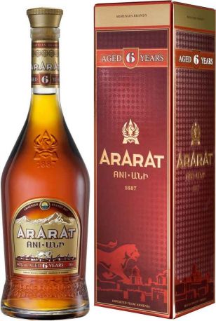 Коньяк Арарат "Ани", в подарочной коробке, 0.5 л
