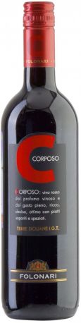 Вино Folonari, "Corposo", Terre Siciliane IGT
