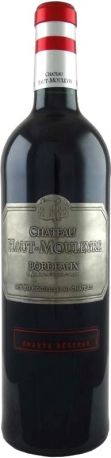 Вино "Chateau Haut-Mouleyre" Rouge, Bordeaux AOC (metal label)