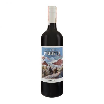 Вино La Piqueta Merlot красное сухое 0.75 л 13% - Фото 3