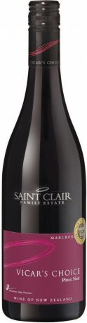 Вино Saint Clair, "Vicar's Choice" Pinot Noir, 2014