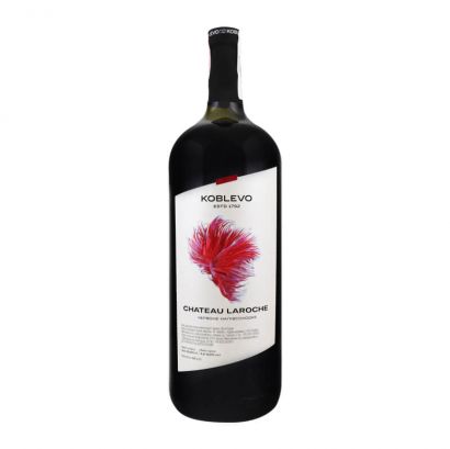 Вино Коблево Бордо Шато Ларош красное полусладкое 1.5 л 9-16% - Фото 2