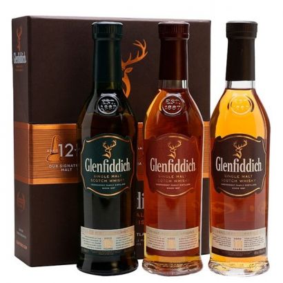 Виски Односолодовый Glenfiddich Mix Pack 3 бутылки по 0.2 л – 12 yo. 15 yo. 18 yo 40% - Фото 2