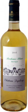 Вино Chateau Duplessy, Bordeaux Blanc Barrique AOC, 2015