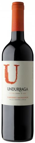 Вино Undurraga, Cabernet Sauvignon, Central Valley, 2015
