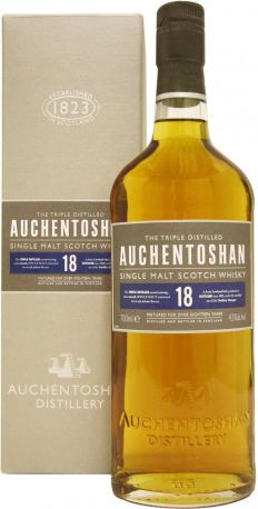 Виски Auchentoshan 18 years, gift box, 0.7 л - Фото 2