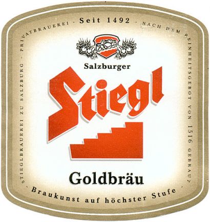 Пиво Stiegl, Goldbrau, in keg, 25 л - Фото 1