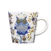 Чашка для эспрессо белая с рисунком 100мл Taika, Iittala