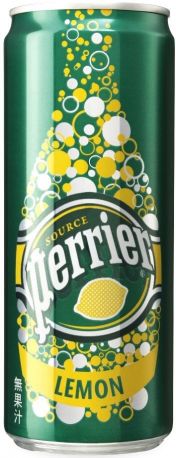 Вода "Perrier" Lemon, in can, 250 мл