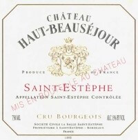 Вино Chateau Haut-Beausejour (Saint-Estephe) 2006 - Фото 2