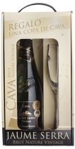 Игристое вино Jaume Serra, Brut Nature Reserva Vintage, Cava DO, gift box with glass Игристое вино Jaume Serra, Brut Nature Reserva Vintage, Cava DO, gift box with glass