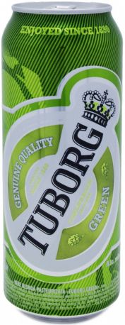 Пиво "Tuborg" Green (Ukraine), set of 4 cans, 0.5 л - Фото 2
