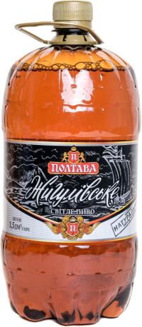 Пиво Полтава, "Жигулевское", ПЭТ, 1.5 л