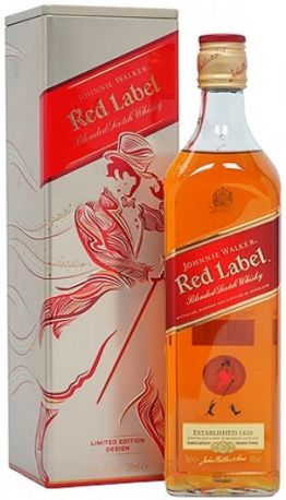 Виски "Red Label", metal box, 0.7 л - Фото 1