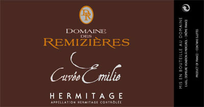 Вино Domaine des Remizieres, "Cuvee Emilie", Hermitage AOC Blanc, 2015 - Фото 2
