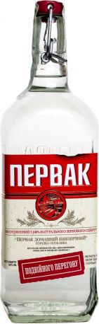 Водка "Первак" Домашний Пшеничный двойной перегонки, 1 л