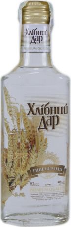 Водка "Хлебный Дар" Пшеничная, 200 мл