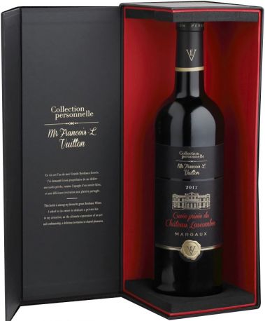 Вино "Collection personnelle. Mr Francois-L Vuitton", Cuvee Privee du Chateau Lascombes, Margaux AOC, 2012, gift box - Фото 1