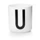 Персональна фарфорова чашка U, Design Letters - Фото 1