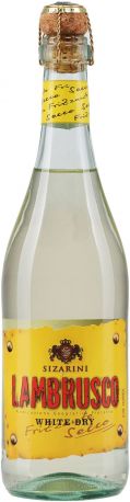 Вино игристое Sizarini Lambrusco белое сухое 0.75 л 10.5%