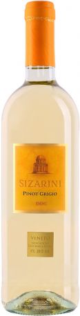 Вино Sizarini Pinot Grigio белое сухое 0.75 л 11%